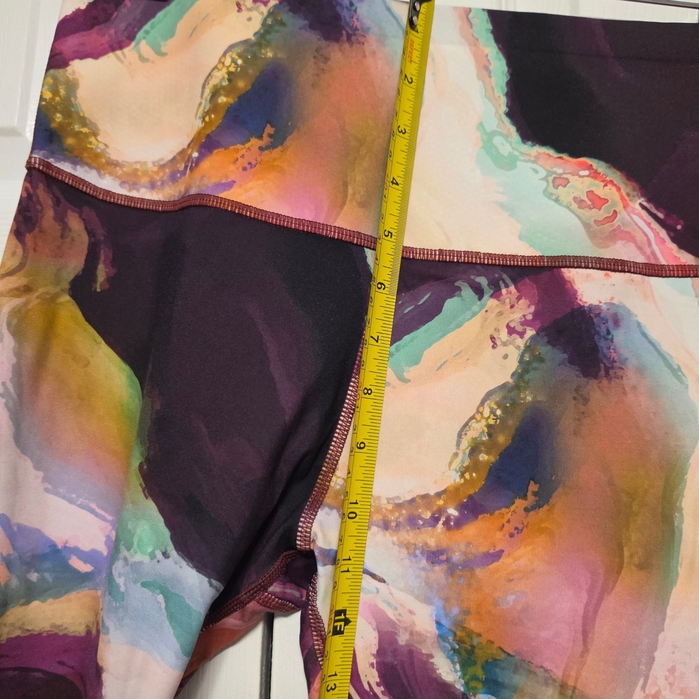 Knix HiTouch High Rise Legging Flow Motion Abstract Print Multi Color Size Large - Picture 4 of 8